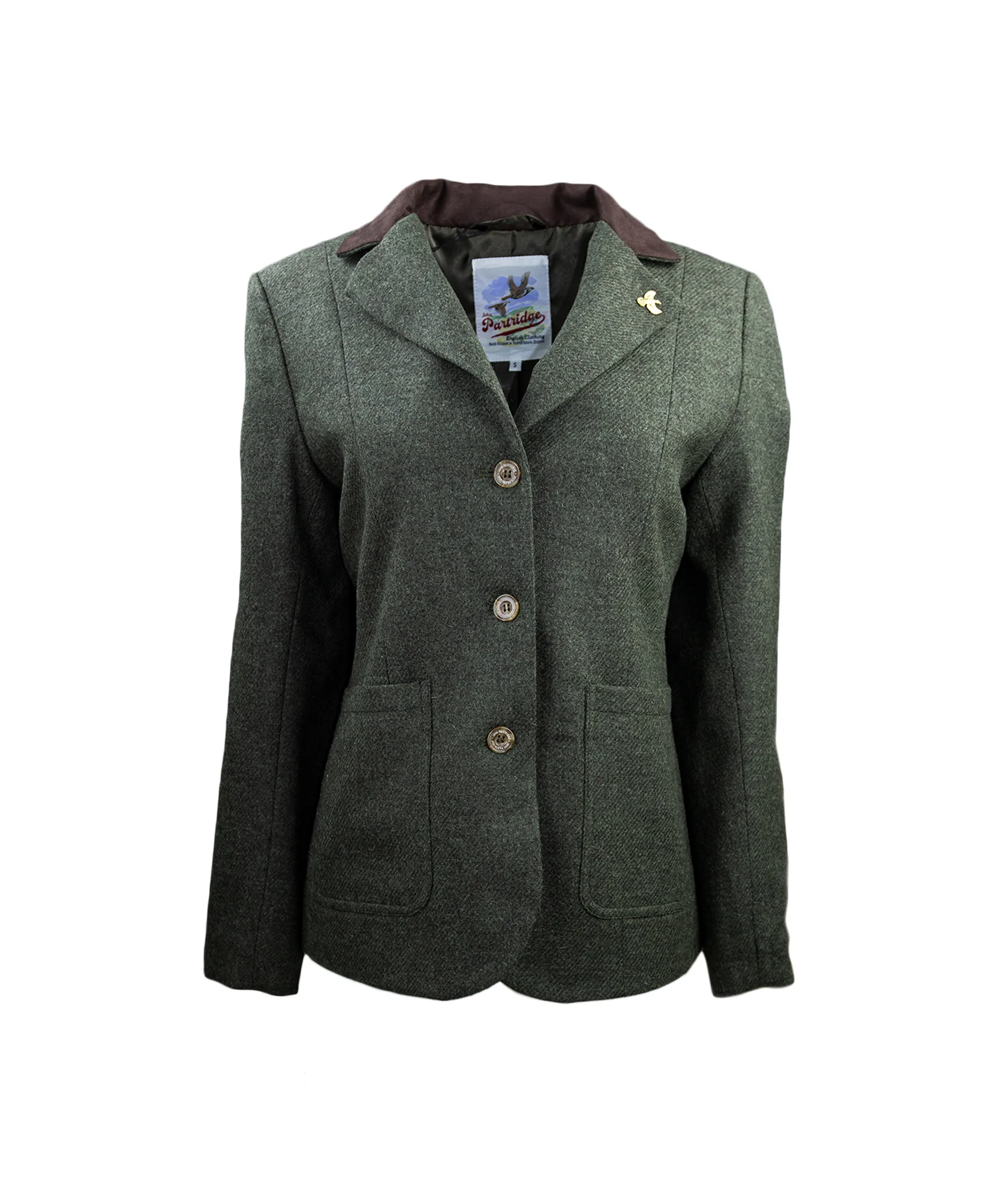 Arena Tweed Blazer - Loden Green - Image 7
