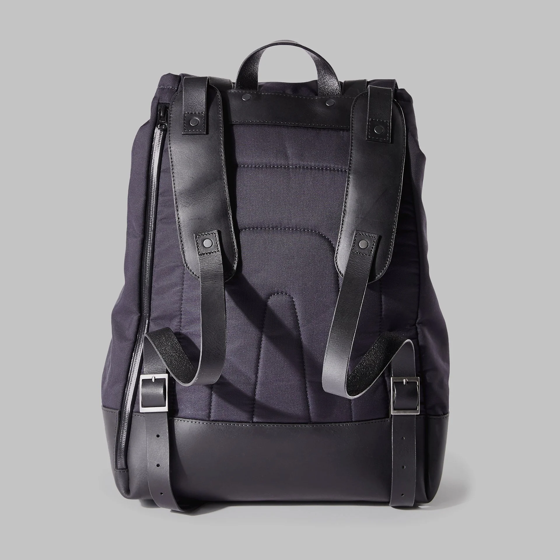 Kingsley Navy Nylon Rucksack - Image 3