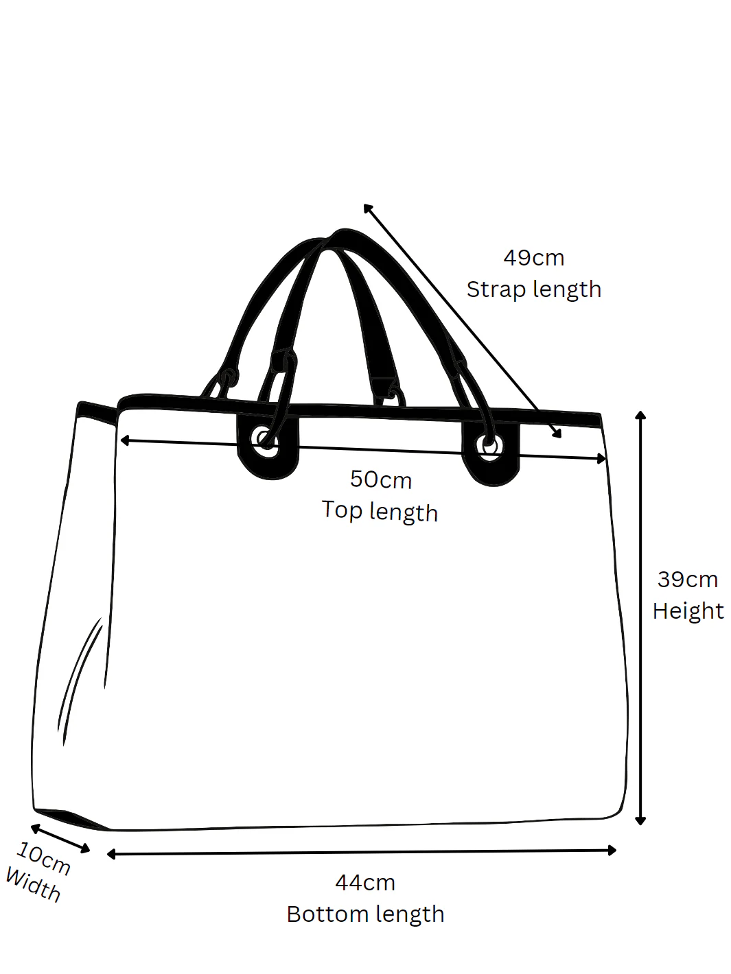 Tote Bag - Khaki Canvas - Image 4