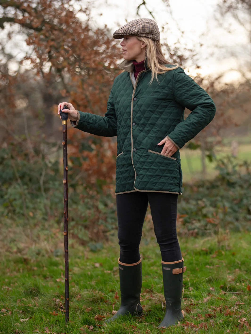 Unisex Paddock Quilt - Green - Image 4